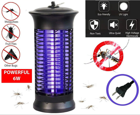 Electric Fly Gnat Killer Lamp Pests Fly Insect Trap Mosquito Bug Zapper 4,000V