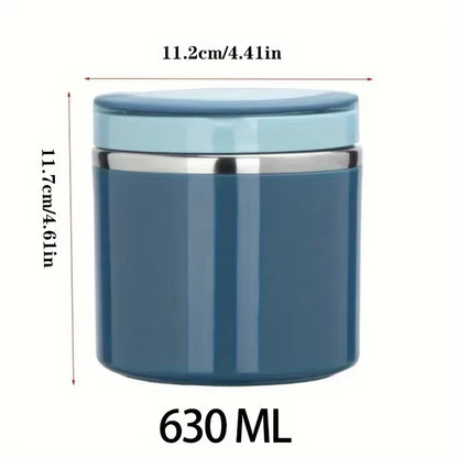 630/1000Ml Food Thermal Jar Insulated Soup Cup Thermos Containers Stainless Steel Lunch Box Thermo Keep Hot for School Children