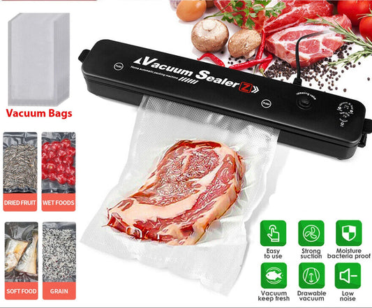 Vacuum Sealer Machine Food Preservation Storage Saver Automatic with Seal Bag