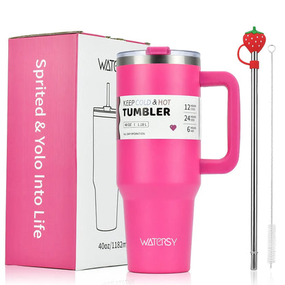 30Oz/40Oz Stainless Steel Tumbler Large Capacity Thermal Bottle Double Vacuum Flasks Keep Cold Thermos Cup DIY Gift Mug