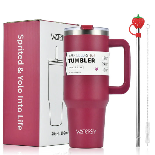 30Oz/40Oz Stainless Steel Tumbler Large Capacity Thermal Bottle Double Vacuum Flasks Keep Cold Thermos Cup DIY Gift Mug