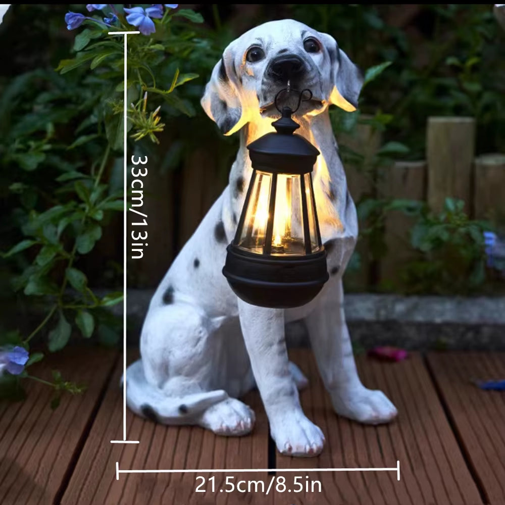 1 Pc Patio Decoration, Outdoor, Entrance Decoration. Garden, Villa Solar Simulation Puppy Decoration