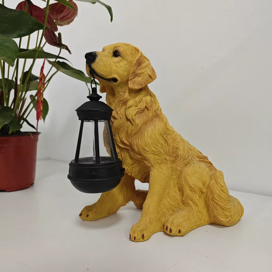 1 Pc Patio Decoration, Outdoor, Entrance Decoration. Garden, Villa Solar Simulation Puppy Decoration