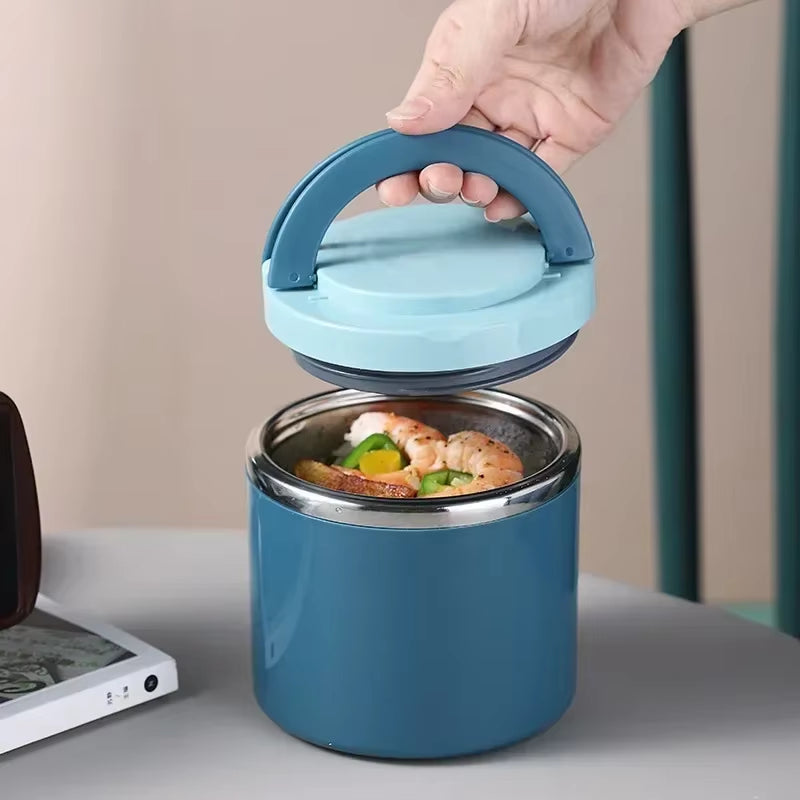 630/1000Ml Food Thermal Jar Insulated Soup Cup Thermos Containers Stainless Steel Lunch Box Thermo Keep Hot for School Children