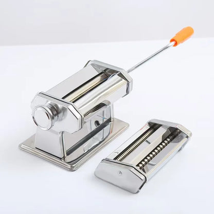 Kitchen Gadgets Pasta Maker Adjustable Thickness Settings 2-In-1 Noodle Maker Machine with Rollers and Cutter