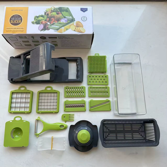 Kitchen Accessories Potato 16 in 1 Manual Mandoline Food Onion Cutter Veggie Dicer Multifunctional Vegetable Chopper Slicer