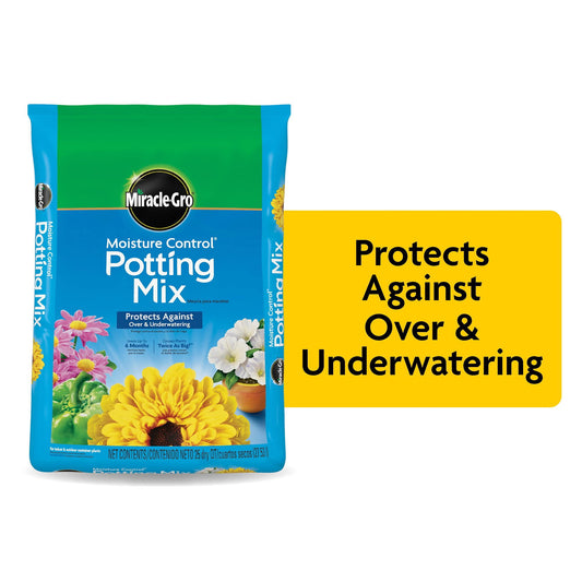 Moisture Control Potting Mix, for Container Plants, 25 Qt.