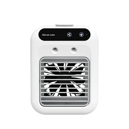 Rechargeable Mini Air Conditioner Portable Water Cooling Fan Humidifier Purifier Desktop Air Cooler Fan for Office Desktop