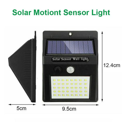 30 LED Solar Lights PIR Motion Sensor Wall Light Solar Outdoor Light Waterproof Solar Powered Sunlight Garden Decor Street Lamp