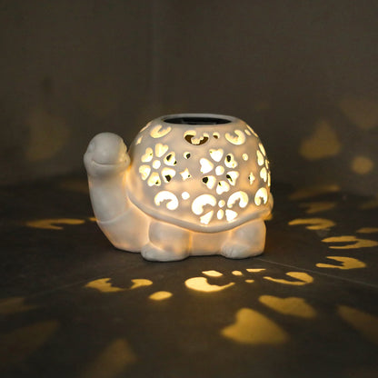 Solar Outdoor Statue Statue with Light Birthday Gift for Mom, Unique Female Gift, Garden Statue for Spring Decoration