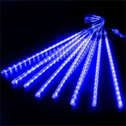 Outdoor LED Meteor Shower Lights Falling Rain Drop Fairy String Light Waterproof for Christmas Party Garden Holiday Decorations