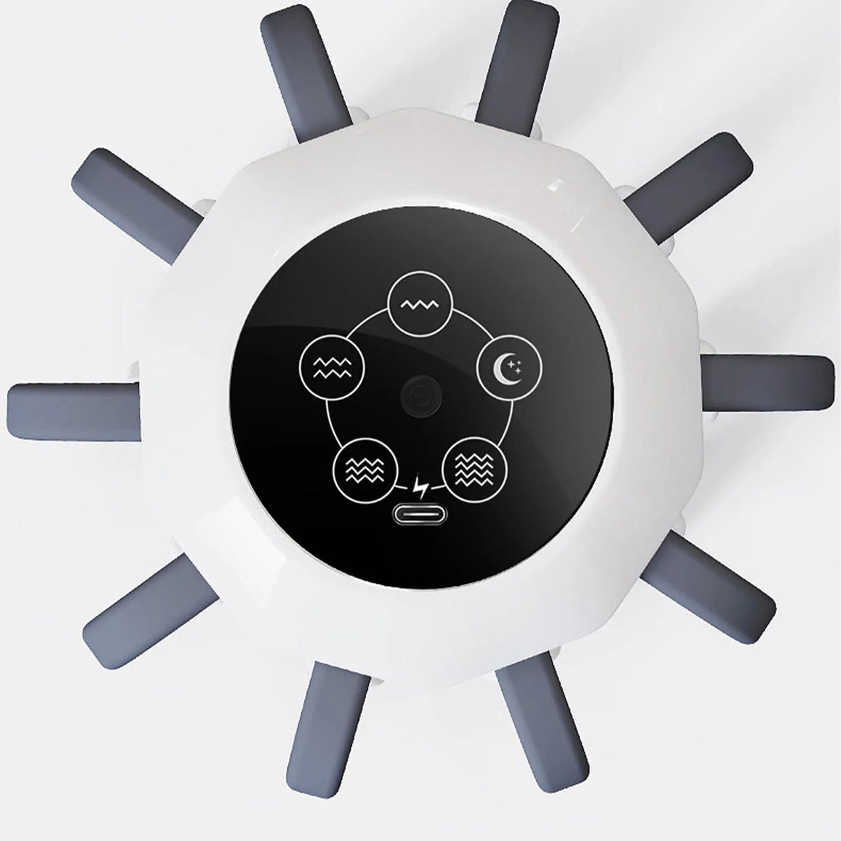 360° Electric Scalp Massager with 4 Contacts Automatic Vibration for Stress Relief & Head Relaxation