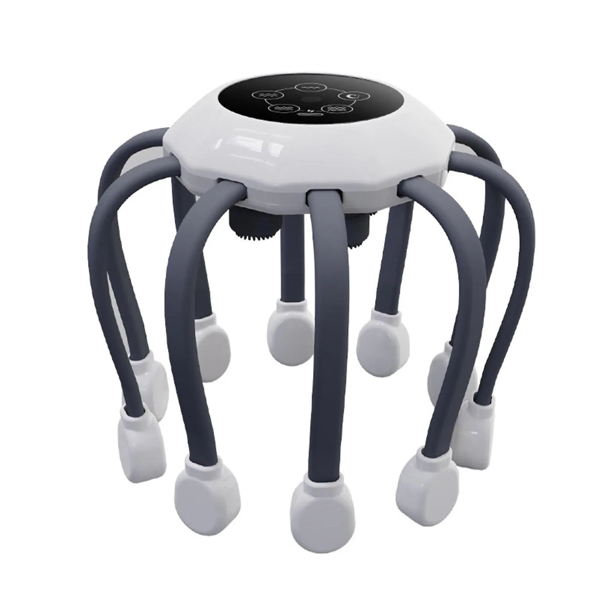 360° Electric Scalp Massager with 4 Contacts Automatic Vibration for Stress Relief & Head Relaxation