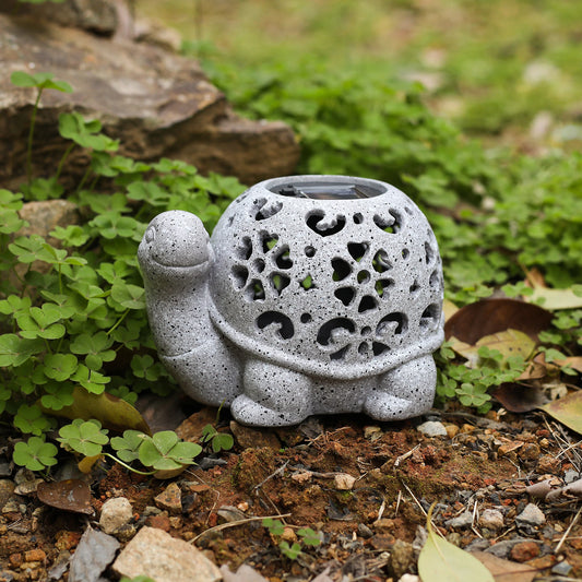 Solar Outdoor Statue Statue with Light Birthday Gift for Mom, Unique Female Gift, Garden Statue for Spring Decoration