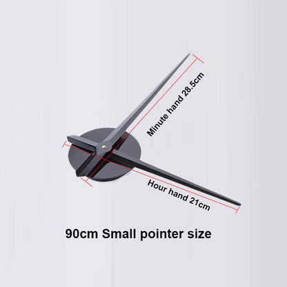 Soundless 90 to 120Cm Large-Sized 3D Number Poster Home Decoration DIY Wall Clock for Living Room Bedroom Study Hotel Big Decor