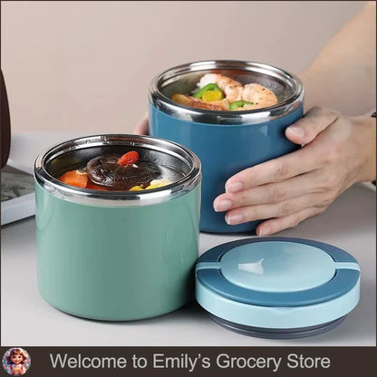 630/1000Ml Food Thermal Jar Insulated Soup Cup Thermos Containers Stainless Steel Lunch Box Thermo Keep Hot for School Children