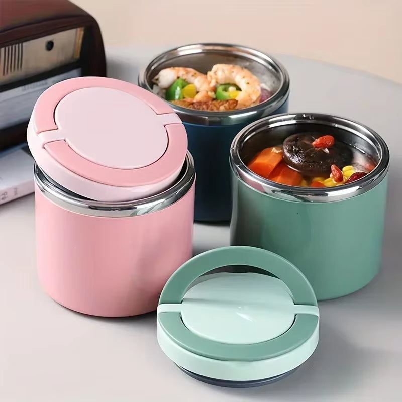 630/1000Ml Food Thermal Jar Insulated Soup Cup Thermos Containers Stainless Steel Lunch Box Thermo Keep Hot for School Children